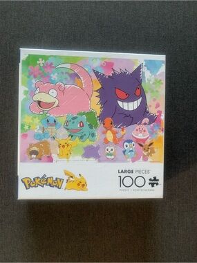 Pokemon Buffalo Games Large Pieces 100 Puzzle 15” X 11”